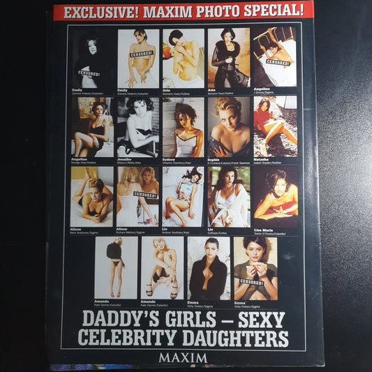 Maxim Magazine Supplement Daddy's Girls (0301) Angelina Jolie Liv Tyler Lisa Marie