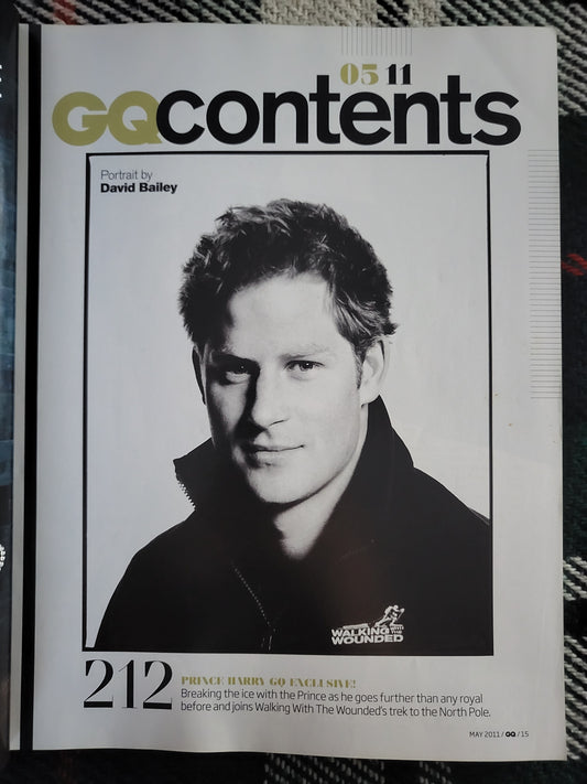 GQ Magazine May 2011 British (401) Prince Harry Exclusive Jessica Alba Gemma