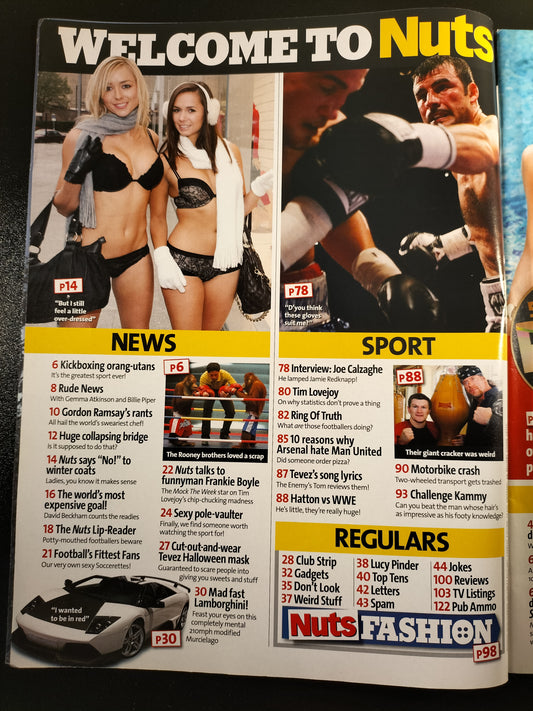 Nuts 2-8 November 2007 (640) 50 Babes Lily Danni Cheryl J-Lo Nicole Jennifer Ellison