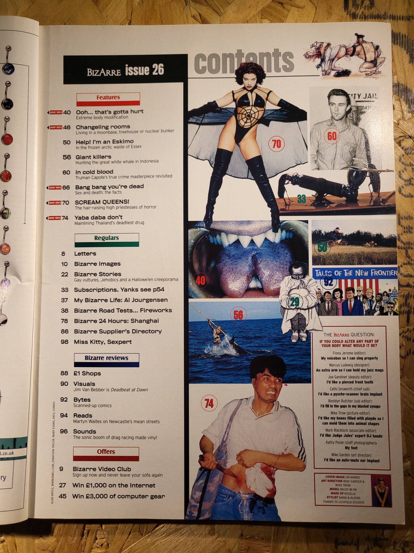 Bizarre Magazine November 1999 Issue 26 Scream Queens Al Jourgensen Horror