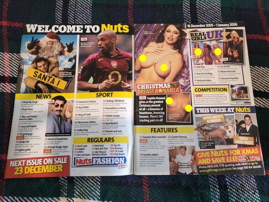 Nuts 16-29 December 2005 (959)(Rare) Sophie Howard Christmas Double Issue