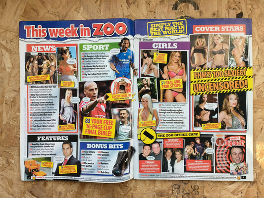 ZOO Magazine 18-24 May 2007 (1049) Keeley Hazell Isla Fisher Paris Hilton