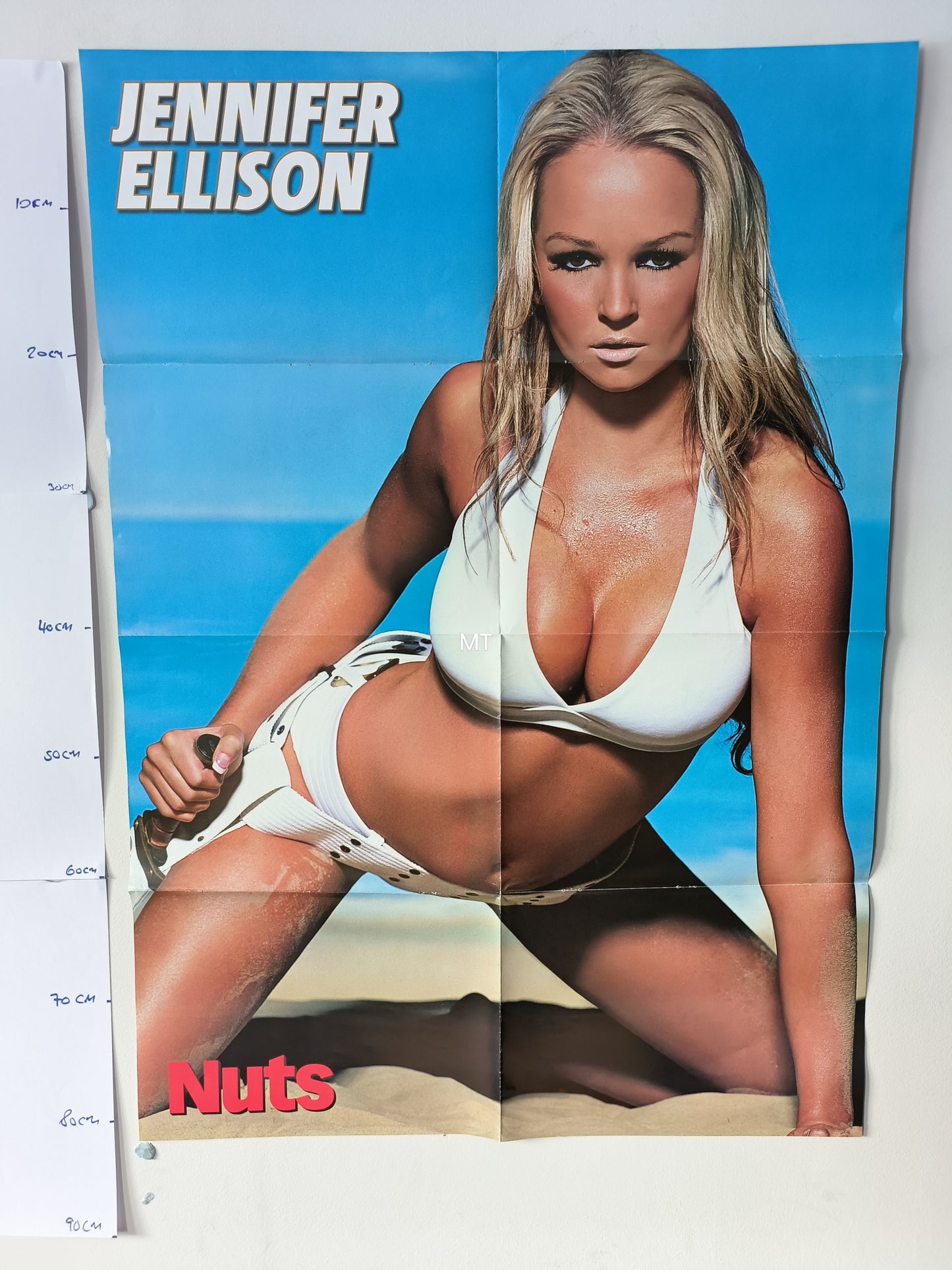 NUTS Magazine POSTER Jennifer Ellison LARGE RARE (1068)