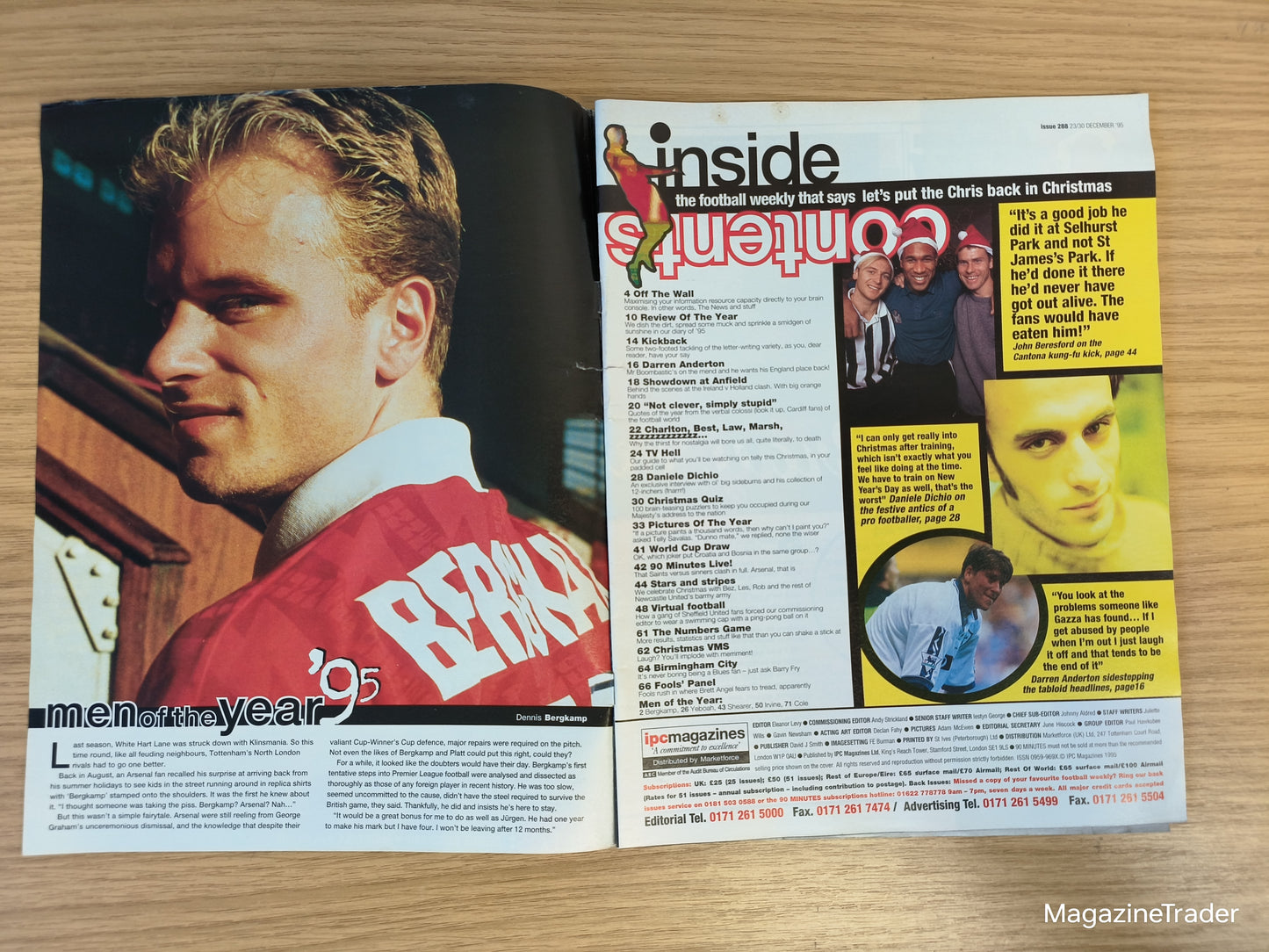 90 Minutes Magazine Issue 286 - 23/30 December 1995 - Mistletoe & Tyne Newcastle Christmas Special