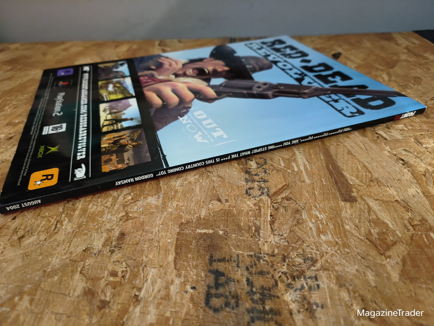 Front Magazine August 2004 Jennifer Ellison Dion Dublin Bo Selecta Sierra Leone