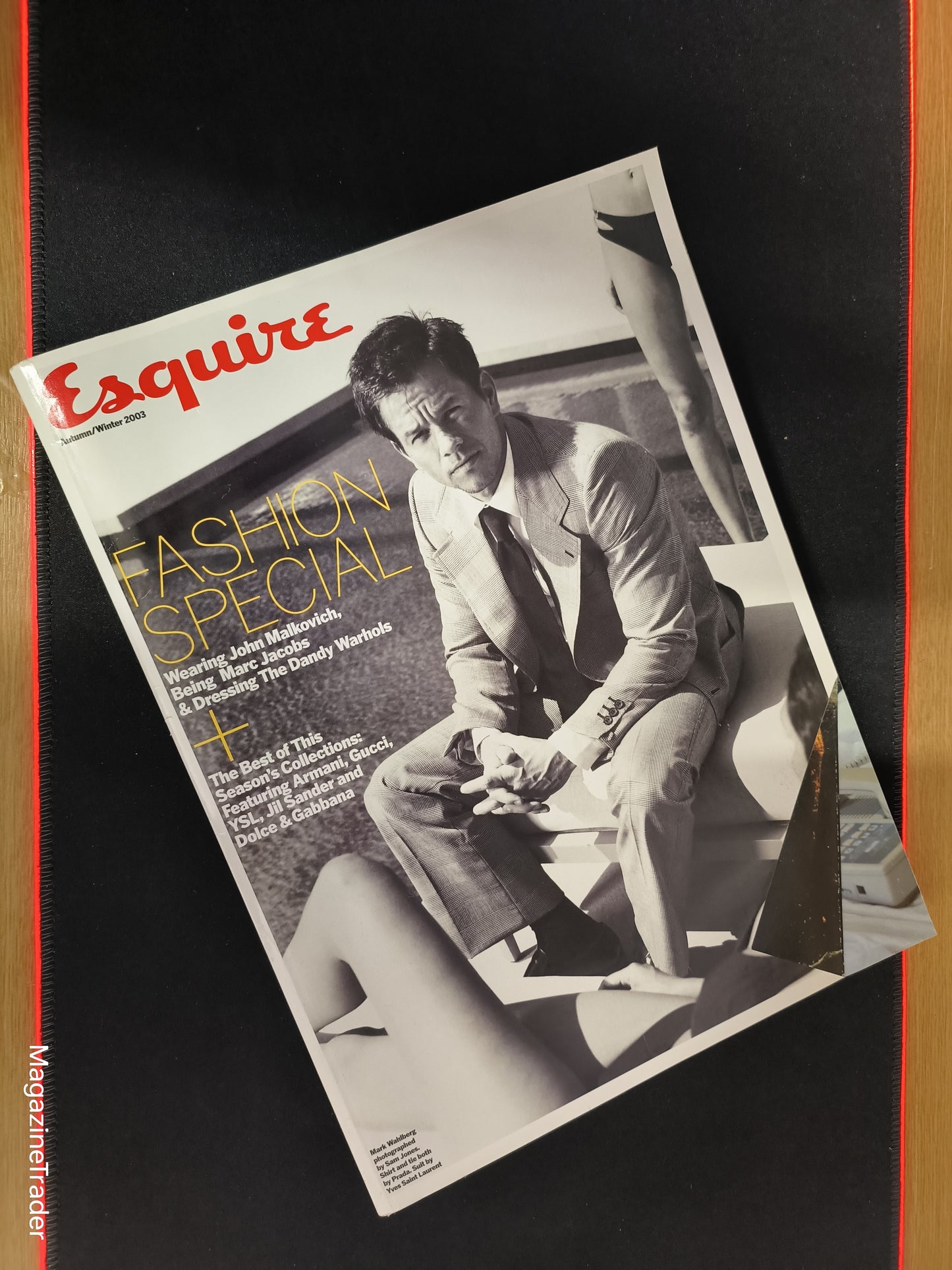 Esquire Magazine September 2003 Mark Wahlberg Death of Chef Fashion Special