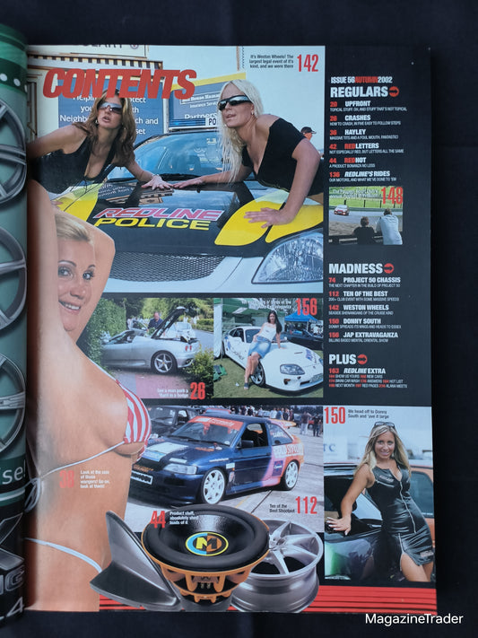 Redline Magazine Autumn 2002 (1163) Modified Peugeot 106 Skyline 196mph Hayley