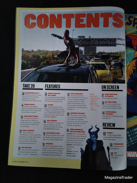 Empire Magazine December 2021 (1176) Spider-Man No Way Home Subscriber Cover Murugiah