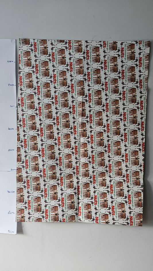Nuts Magazine Poster (007) Lucy Pinder Christmas Printed Autograph Wrapping Paper