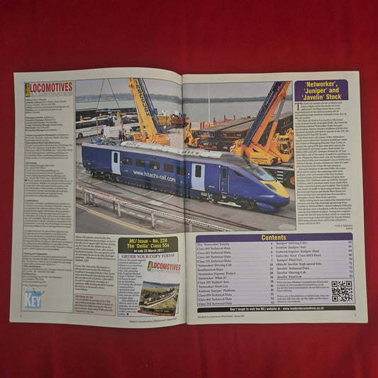 Modern Locomotives Illustrated 223 (1205) Networker Juniper Javelin Class 395 465