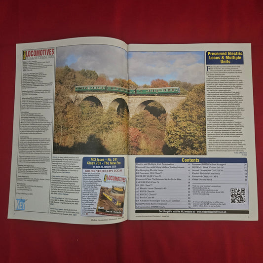 Modern Locomotives Illustrated 240 (1205) Preserved Electric Locos Multiple Units