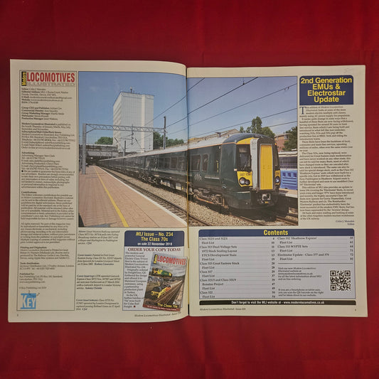 Modern Locomotives Illustrated 233 (1205) 2nd Gen EMUs Electrostar Class 313 321