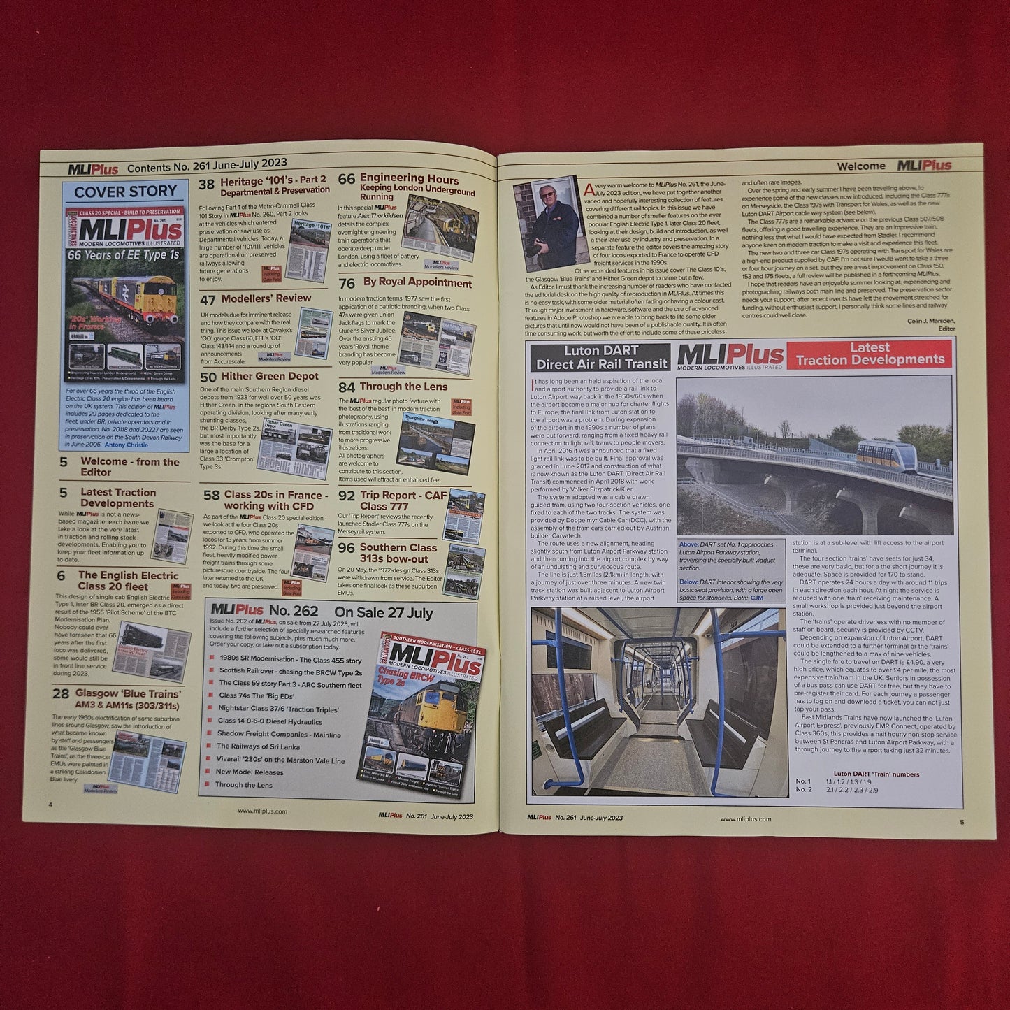 Modern Locomotives Illustrated MLI Plus Magazine No 261 (1206) Class 20 EE Type 1