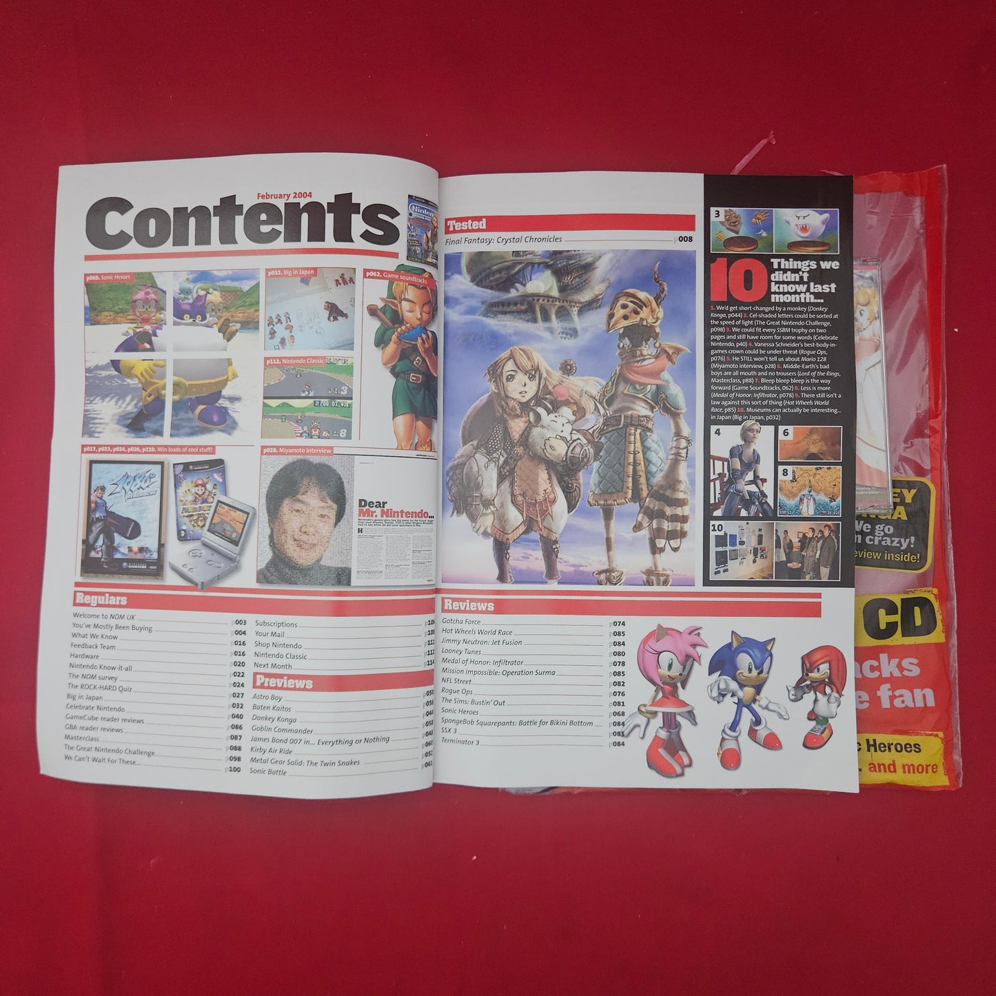 Nintendo Official Magazine UK February 2004 (1217) Issue 137 Sealed Smash Bros CD