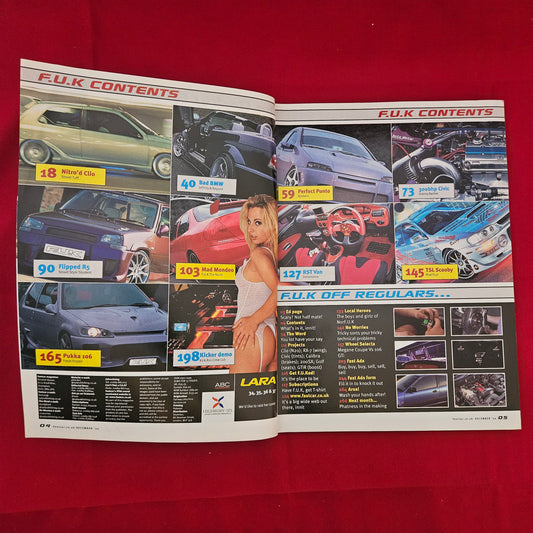 FAST CAR Magazine December 2002 (1223) Nitro'd Clio Lara Civic Turbo BMW Mondeo