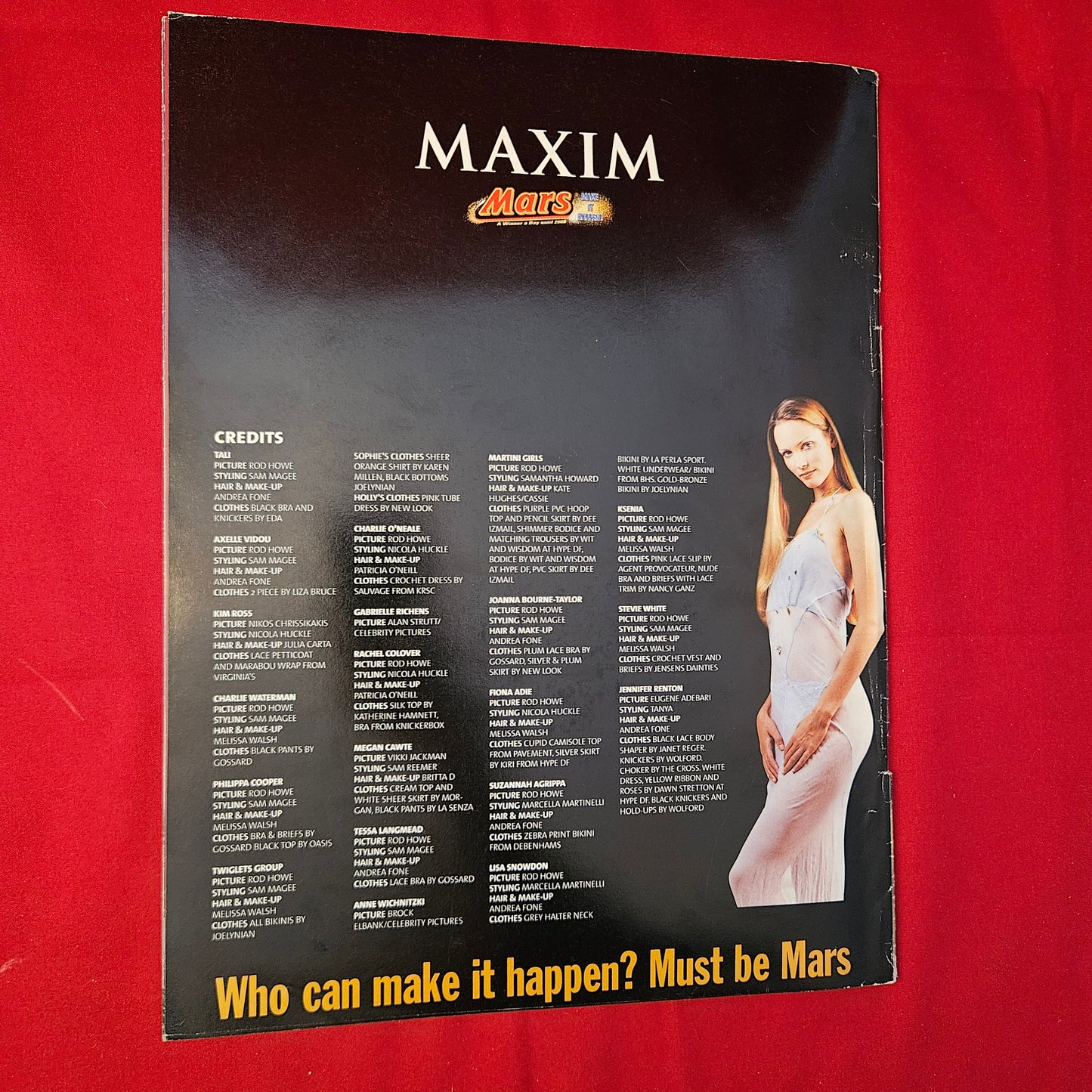 Maxim Magazine (1228) Who's That Girl Supplement Top 20 Sexiest Ad Babes