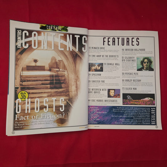 Encounters Magazine July 1996 Issue 9 (1232) Haunted Britain Ghost Stories Rare
