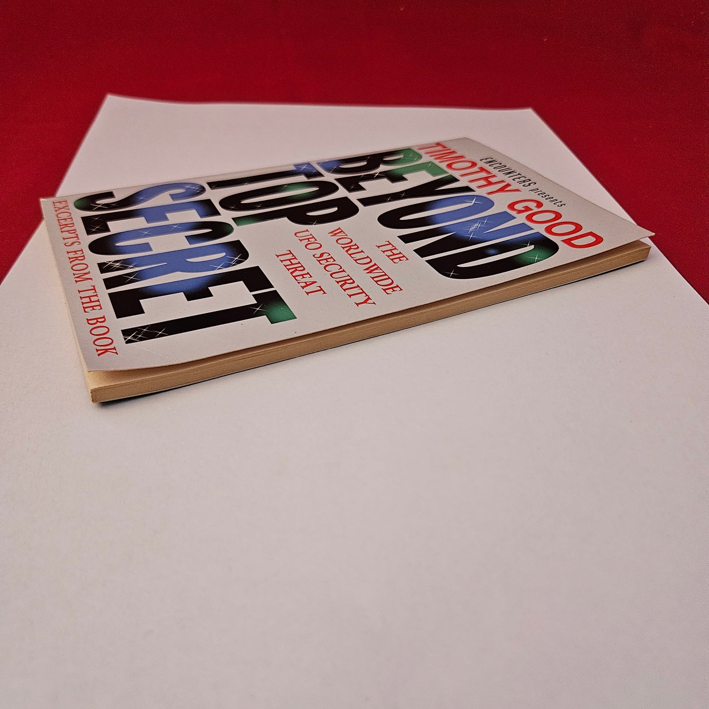 Beyond Top Secret Timothy Good Book Encounters Magazine UFO Cover-Up Rare