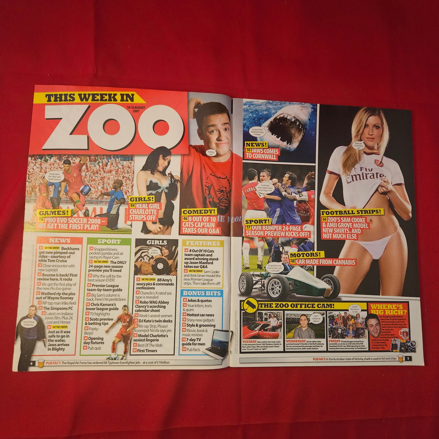 ZOO Magazine 10-16 August 2007 (1236) Amy Alexandra Sam Cooke BB Babes