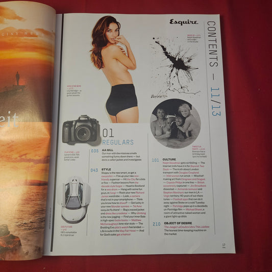 Esquire Magazine November 2013 (1238) Idris Elba Lily Aldridge Bill Nighy