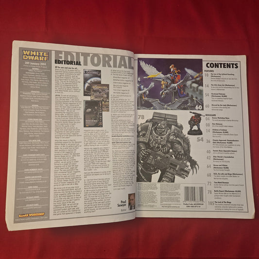 White Dwarf Magazine January 2004 (289) Cult of Ulric Army List LOTR Return King