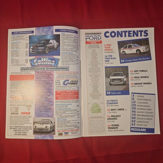 Performance Ford Magazine February 1994 (1240) Vol 7 No 10 Police Escort XR Fiesta
