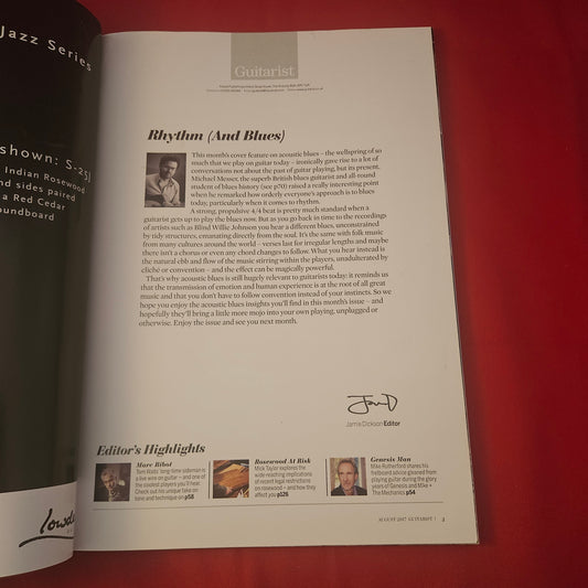 Guitarist Magazine August 2017 (1243) 422 Acoustic Blues Masterclass Mike Rutherford