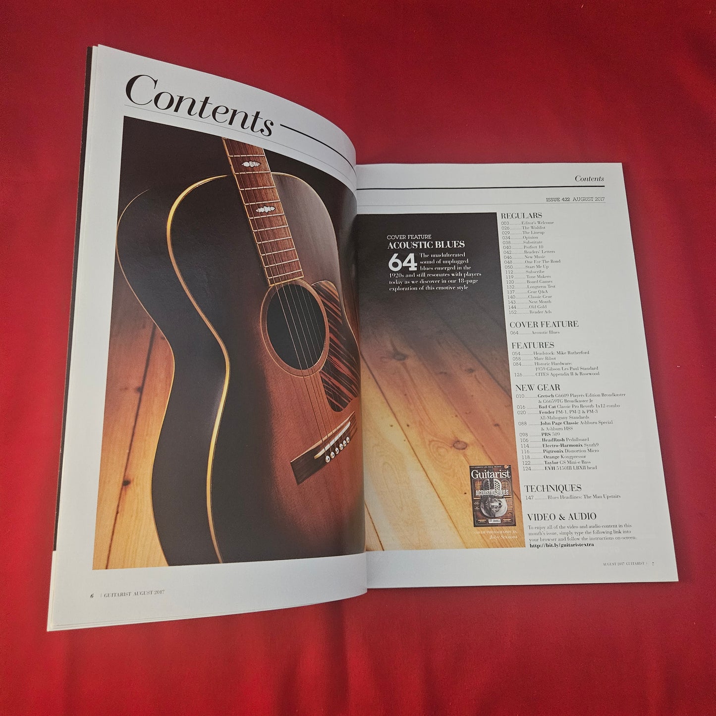 Guitarist Magazine August 2017 (1243) 422 Acoustic Blues Masterclass Mike Rutherford
