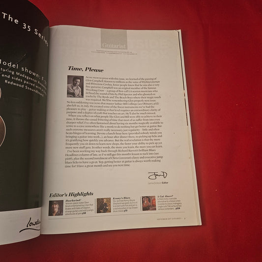 Guitarist Magazine September 2017 (1243) 424 Brad Paisley Tele Clapton Blackie