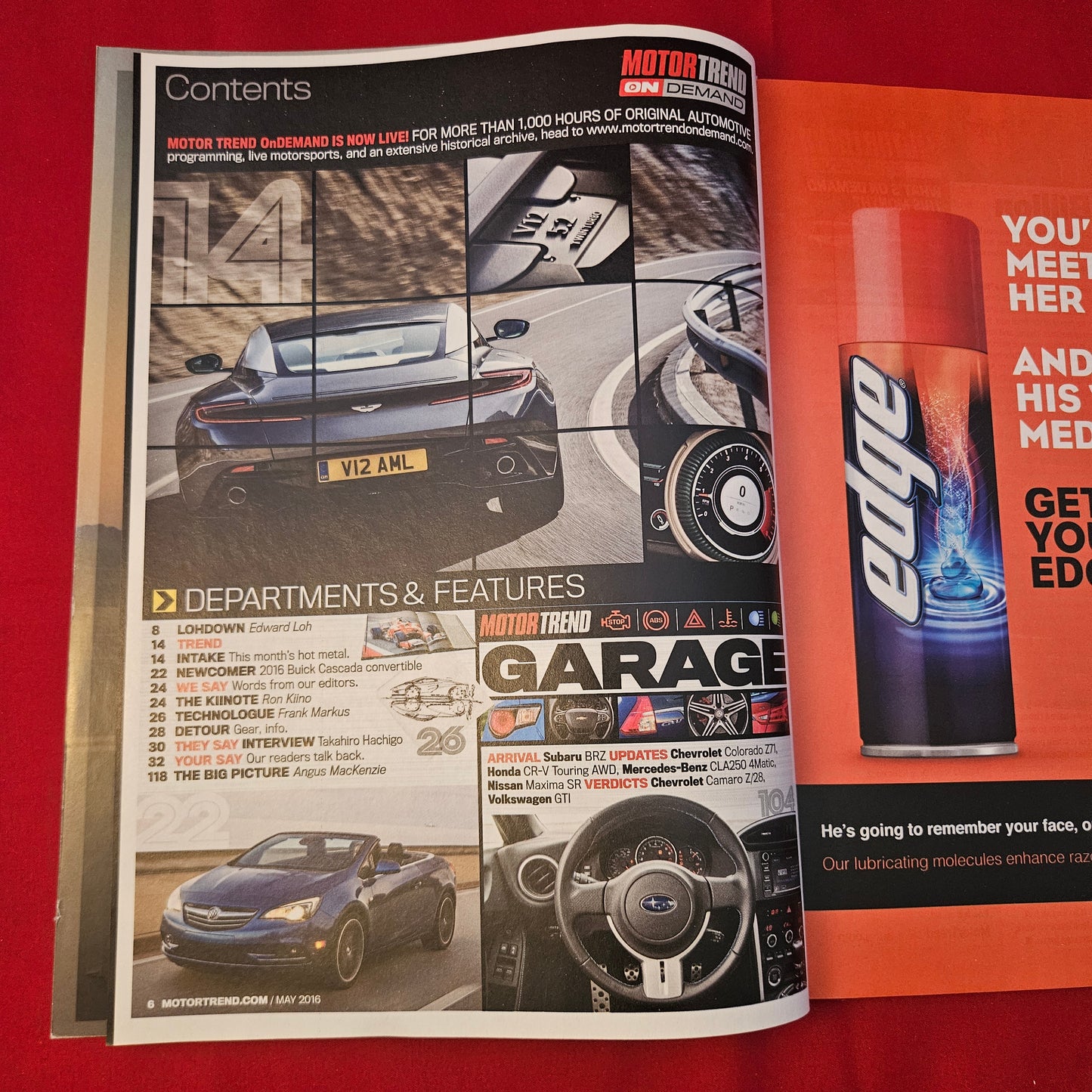 Motor Trend Magazine May 2016 (1244) Bugatti Chiron Lamborghini Mclaren CT6