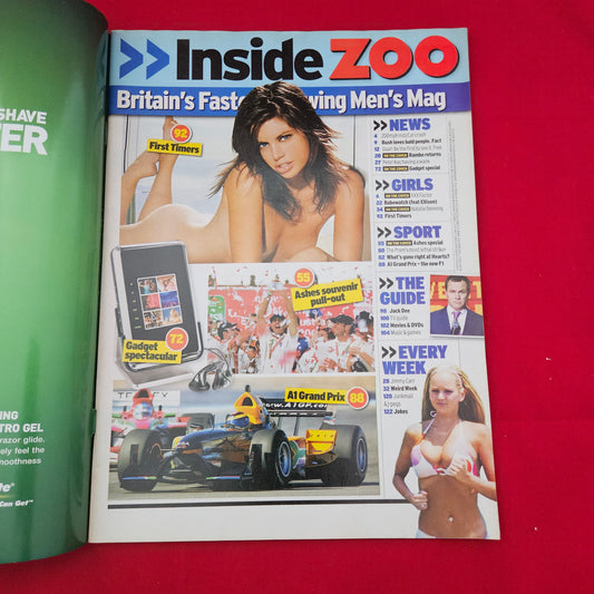 ZOO Magazine 23-29 September 2005 (1282) Natalie Denning The Ashes Cricket