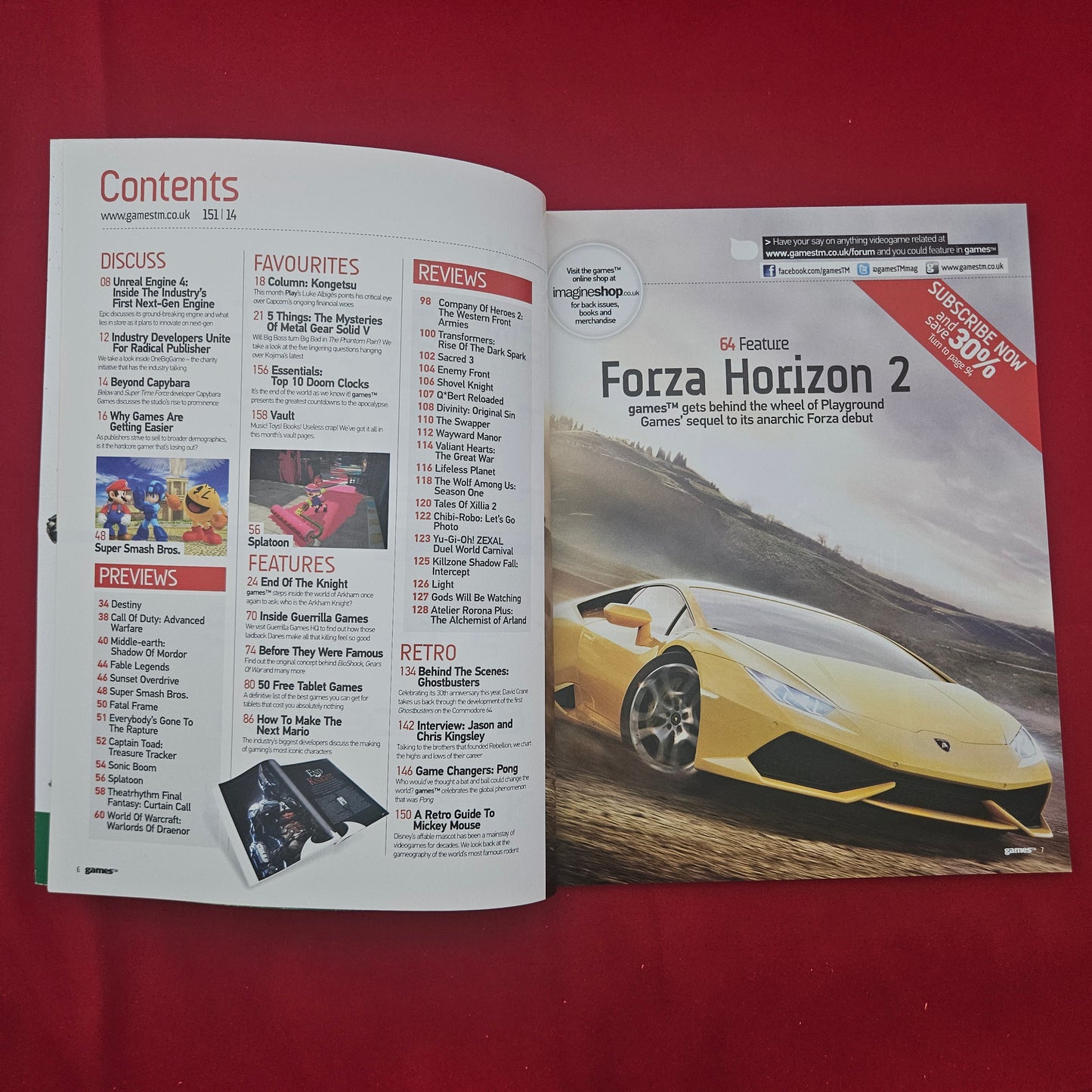 gamesTM Magazine Issue 151 (1289) Batman Arkham Knight Destiny Forza Horizon 2