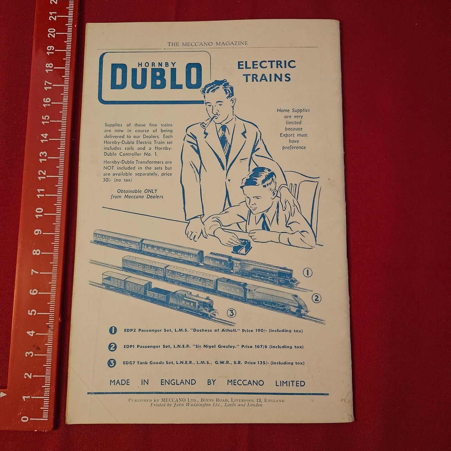 Vintage MECCANO Magazine January 1949 (004) Vol 34 No 1 Hornby Dublo Dinky Toys