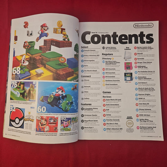 NINTENDO Magazine Christmas 2011 #76 (1301) MARIO KART 7 Pokemon Super Mario 3D Land