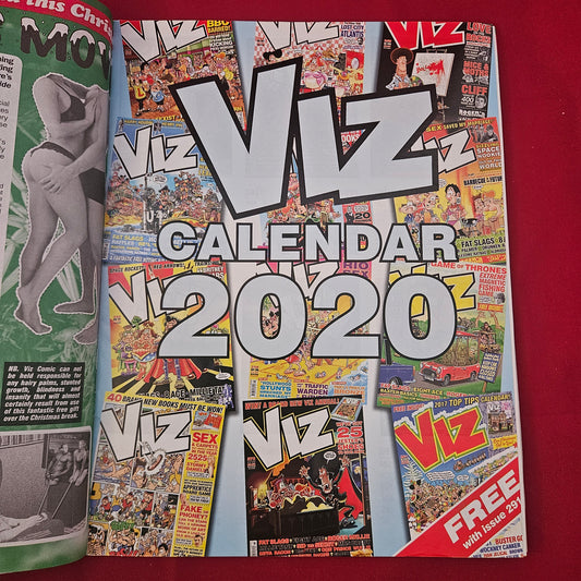 Viz Comic Magazine Issue 291 Dec/Jan 2020 (1314) WITH 2020 CALENDAR! Biffa Bacon
