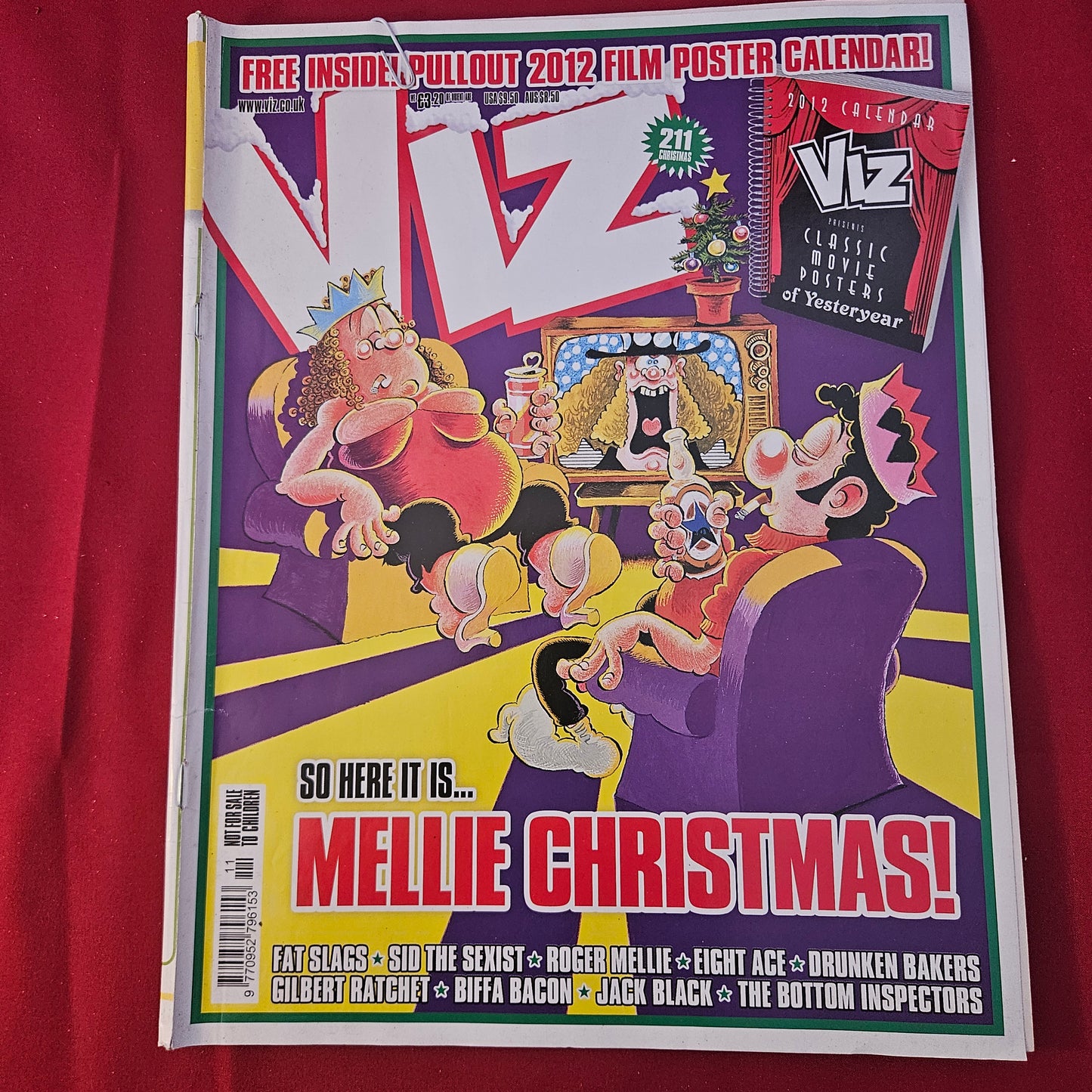 Viz Comic Magazine Issue 211 Christmas (1314) Roger Mellie Biffa Bacon Sid