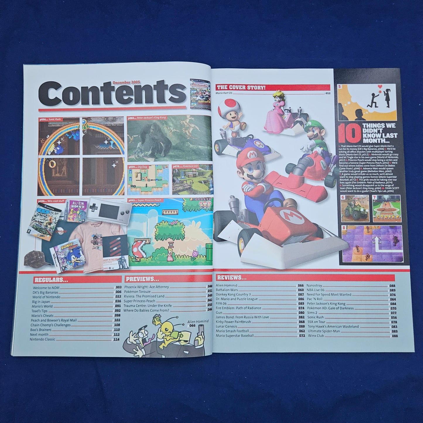 Official Nintendo Magazine December 2005 (1326) Mario Kart DS Pokemon XD Fire Emblem