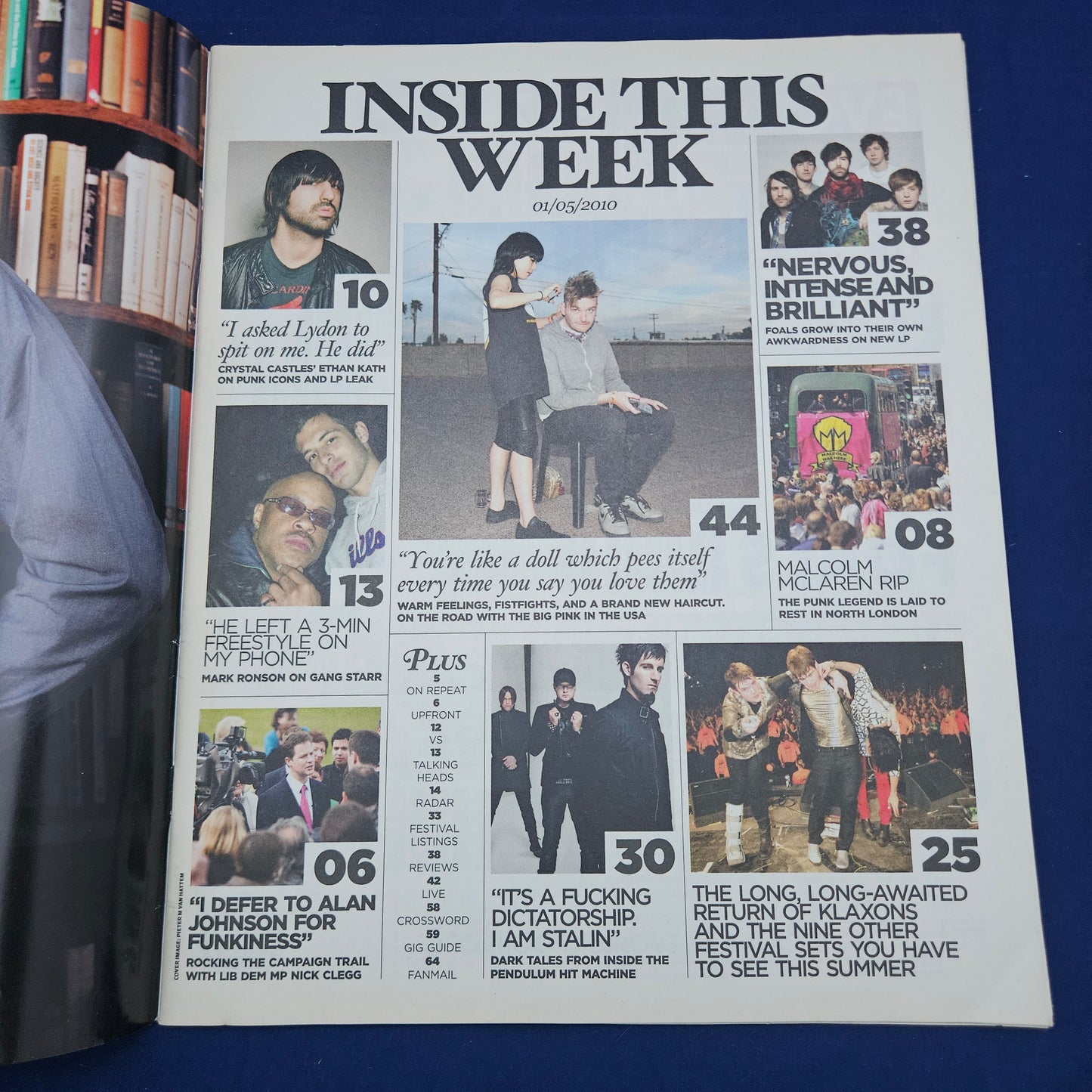 NME Magazine 1 May 2010 (1328) Jack White Dead Weather The Libertines Klaxons