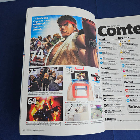 Official Nintendo Magazine Issue 67 April 2011 (1343) 3DS Launch Street Fighter IV