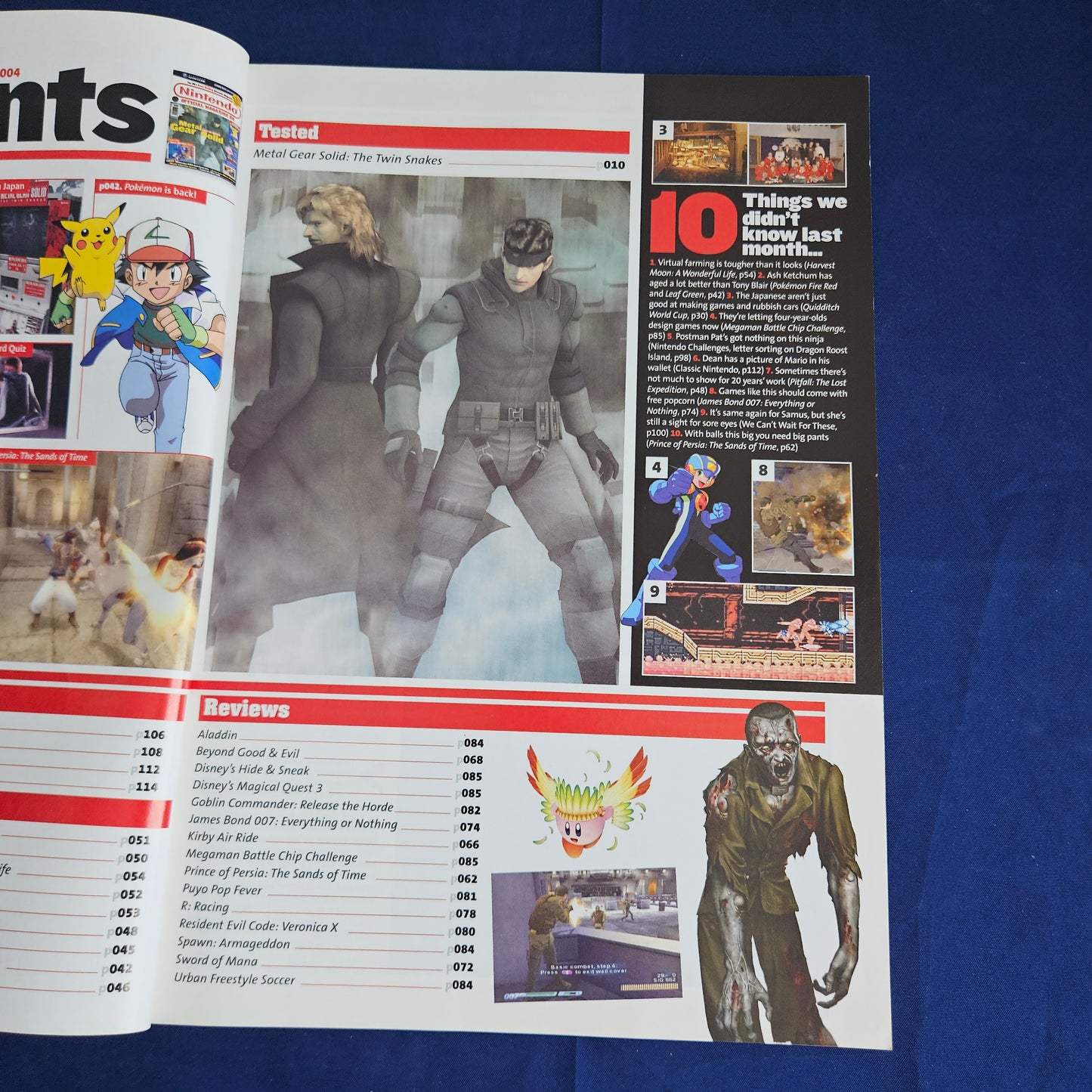 Nintendo Official Magazine Issue 138 March 2004 (1343) Metal Gear Solid Twin Snakes