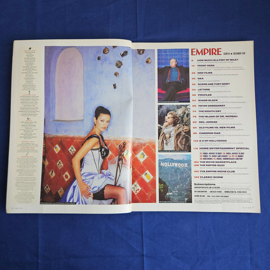 Empire Magazine December 1996 Issue 90 (1345) Cameron Diaz Pamela Anderson Dr Moreau