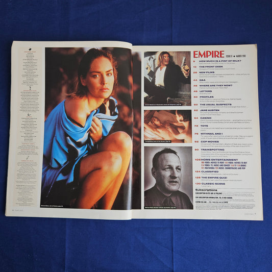 Empire Magazine March 1996 Issue 81 (1345) Trainspotting Ewan McGregor Casino Banderas