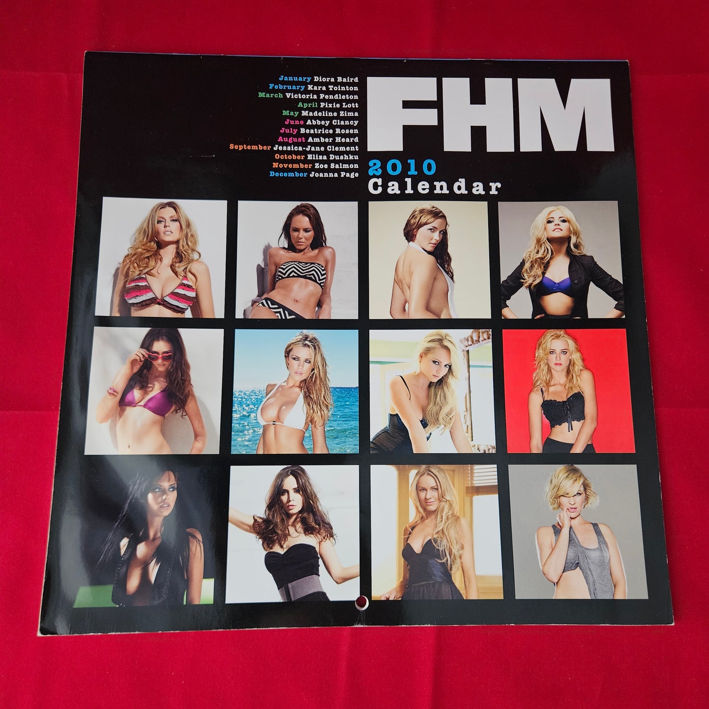 FHM Magazine Calendar 2010 (0014) Amber Heard Abbey Clancy Eliza Dushku