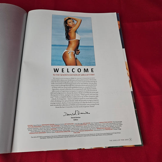 The Girls of FHM 2002 Special Edition (1366) POSTERS Rachel Stevens Carmen Electra