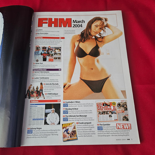 FHM Magazine March 2004 (1379) Laila Rouass Paris Hilton Lucy Clarkson Jenna Jameson