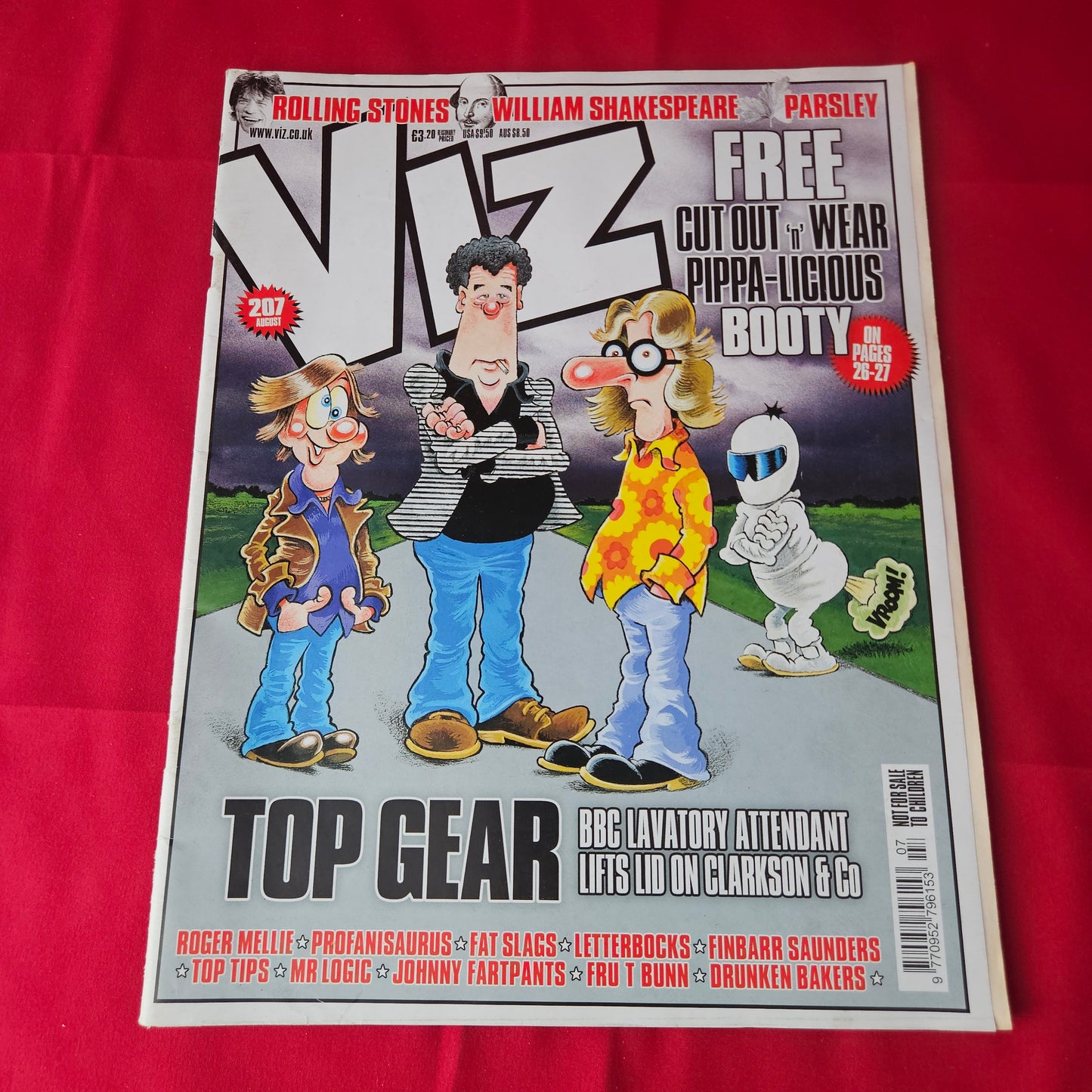 Viz Comic Magazine Issue 207 August 2011 (1389) Top Gear Parody Jeremy Clarkson Satire BBC