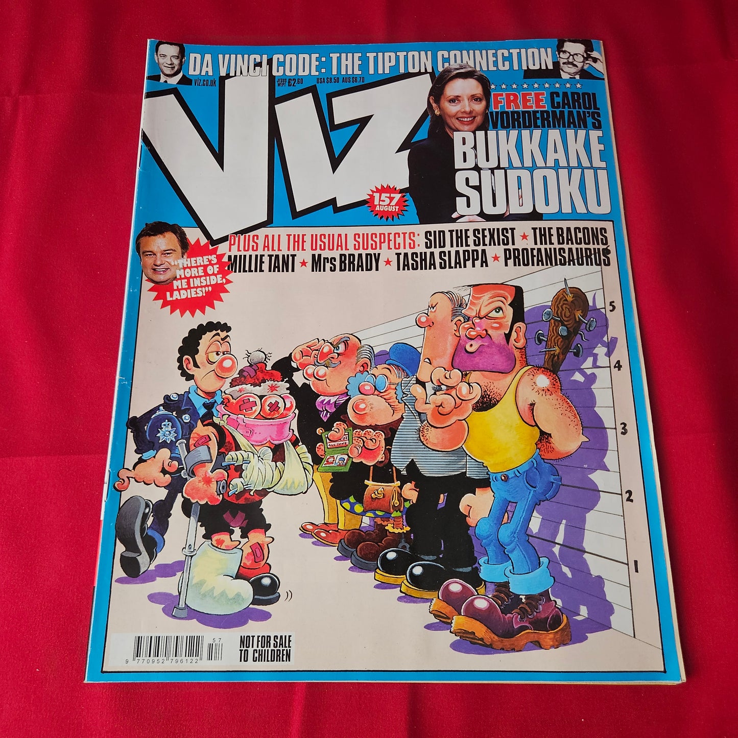 Viz Comic Magazine Issue 157 August 2007 (1389) Da Vinci Code Carol Vorderman Satire