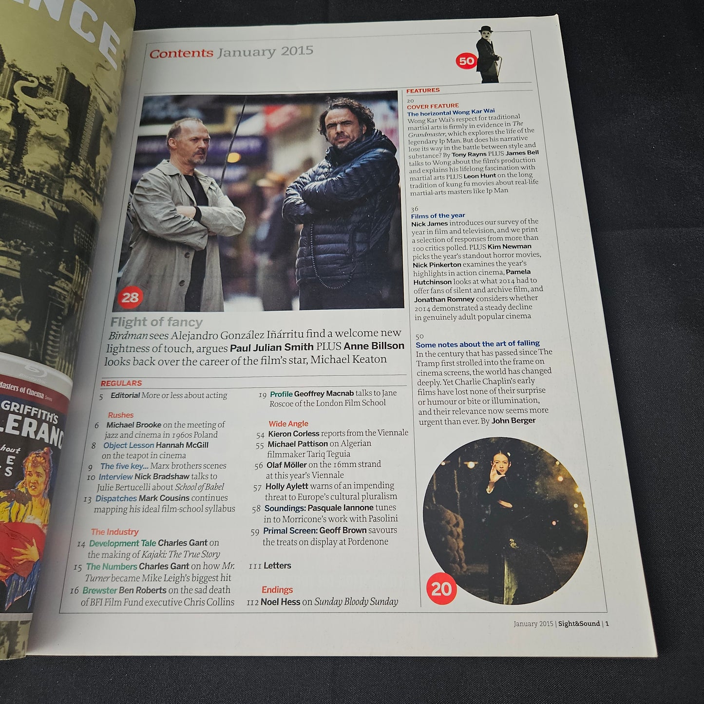 Sight & Sound Magazine January 2015 (1398) The Grandmaster Wong Kar Wai Birdman Michael Keaton Interstellar