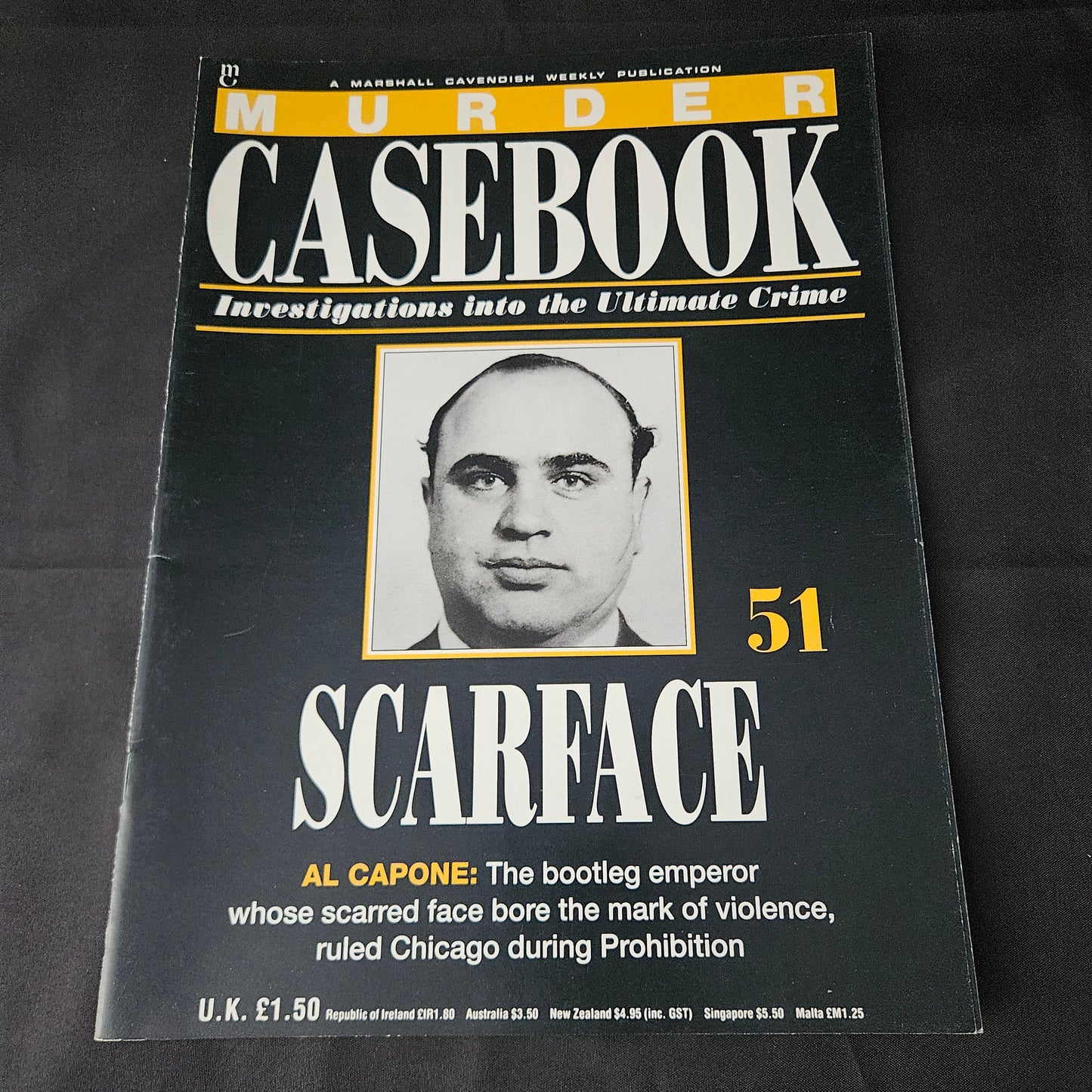 Murder Casebook Magazine No 51 (1406) Scarface Al Capone Chicago Prohibition True Crime
