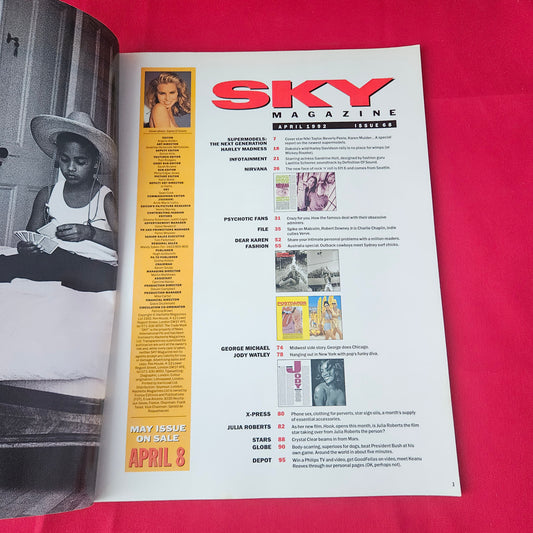 Sky Magazine April 1992 (1414) Julia Roberts Spike Lee Robert Downey Jr Christian Slater